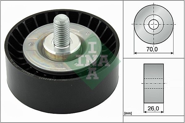 Обвідний ролик ременя приводного SCHAEFFLER INA 532047510 - zapix