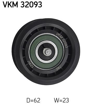Обвідний ролик ременя приводного SKF VKM32093 - zapix