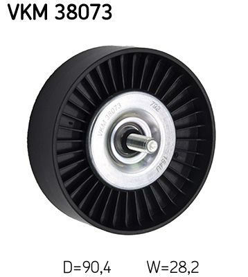 Обвідний ролик ременя приводного SKF VKM38073 - zapix