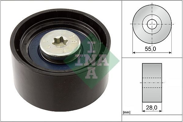Обвідний ролик ременя приводного SCHAEFFLER INA 532055610 - zapix