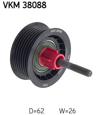 Обвідний ролик ременя приводного SKF VKM38088 - zapix