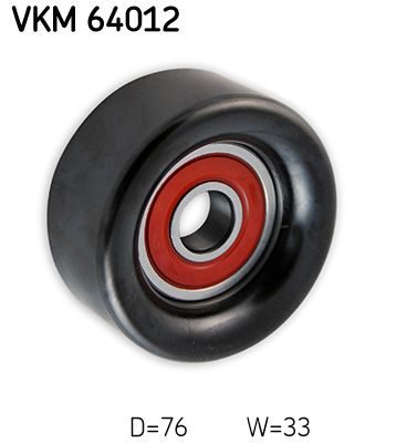 Обвідний ролик ременя приводного SKF VKM64012 - zapix