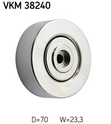 Обвідний ролик ременя приводного SKF VKM38240 - zapix