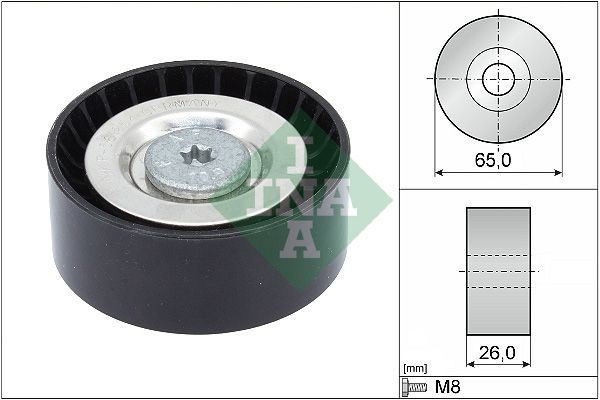 Обвідний ролик ременя приводного SCHAEFFLER INA 532057110 - zapix