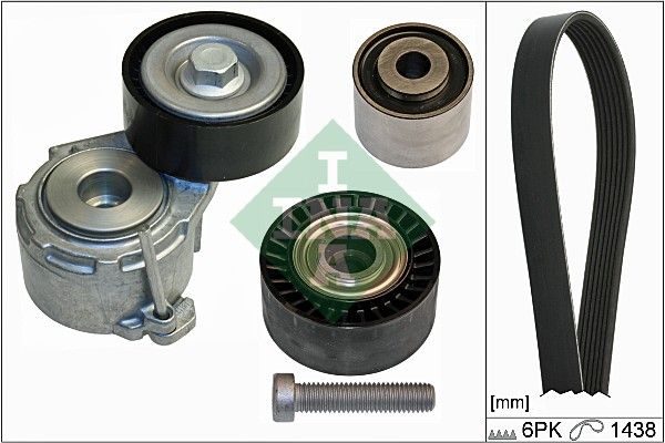Комплект поліклинових ременів SCHAEFFLER INA 529010710 - zapix