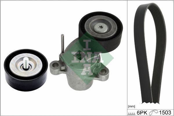Комплект поліклинових ременів SCHAEFFLER INA 529033810 - zapix