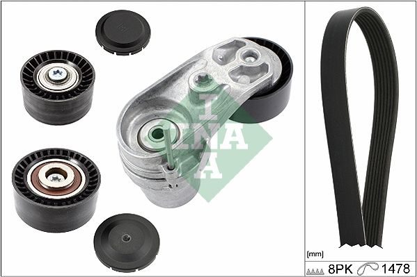 Комплект поліклинових ременів SCHAEFFLER INA 529021110 - zapix