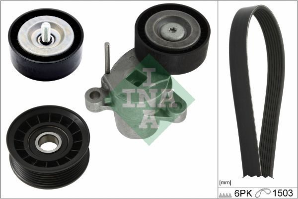 Комплект поліклинових ременів SCHAEFFLER INA 529033710 - zapix
