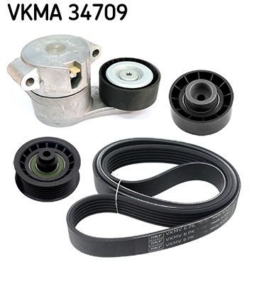 Комплект поліклинових ременів SKF VKMA34709 - zapix