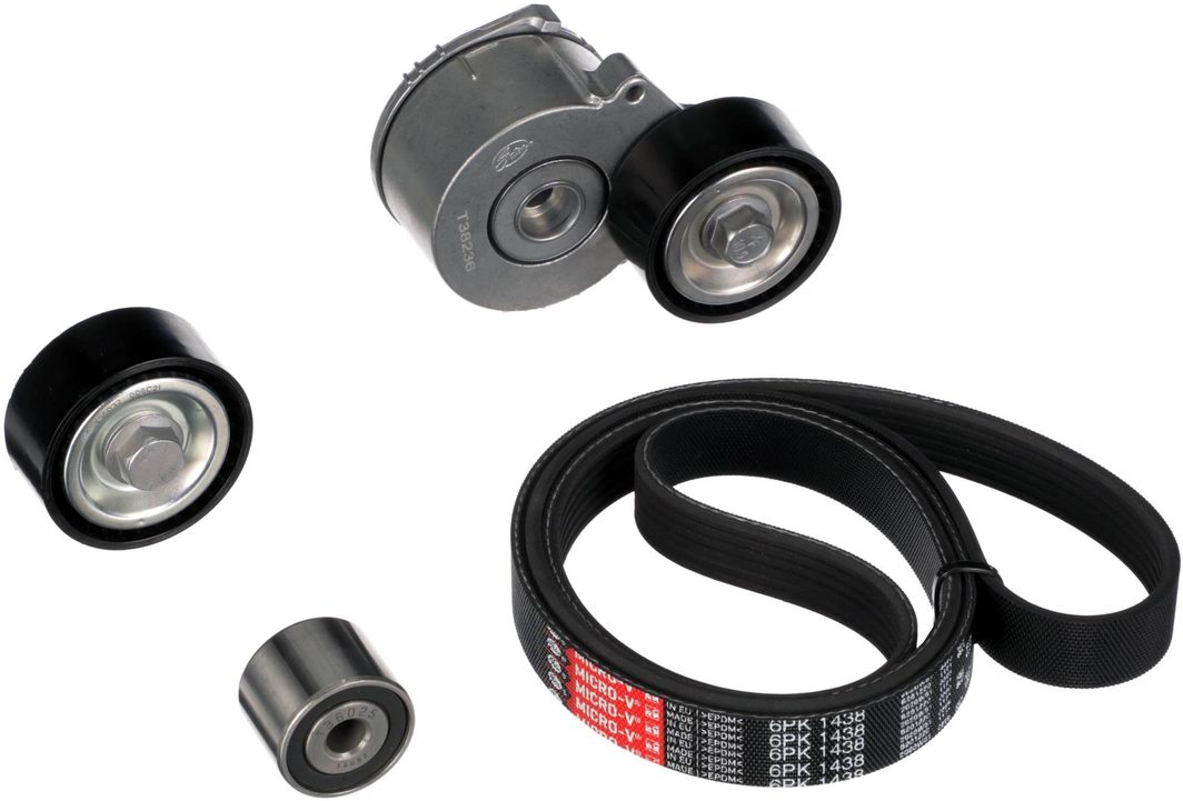 Комплект поліклинових ременів GATES K016PK1438 - zapix