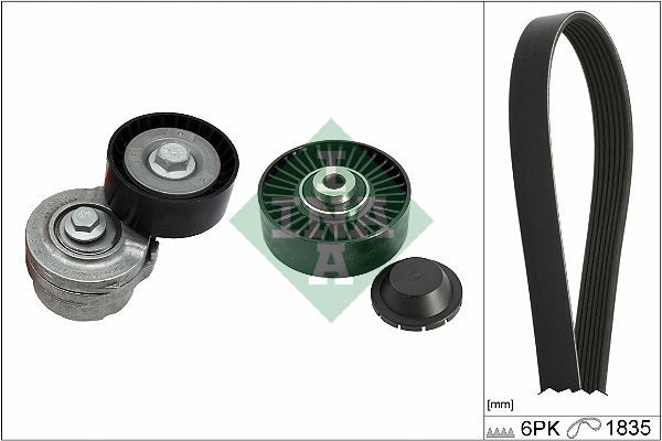 Комплект поліклинових ременів SCHAEFFLER INA 529049810 - zapix