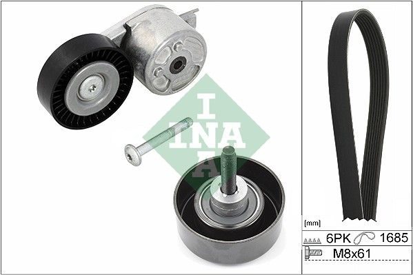 Комплект поліклинових ременів SCHAEFFLER INA 529021810 - zapix