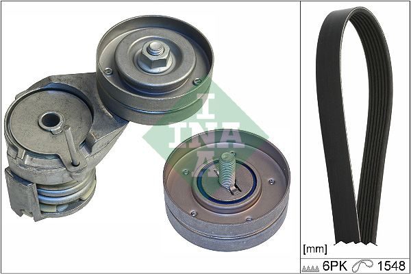 Комплект поліклинових ременів SCHAEFFLER INA 529010810 - zapix