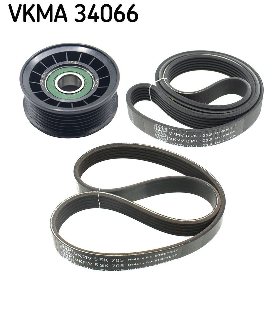 Комплект поліклинових ременів SKF VKMA34066 - zapix