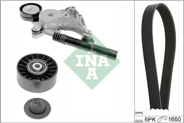 Комплект поліклинових ременів SCHAEFFLER INA 529047110 - zapix