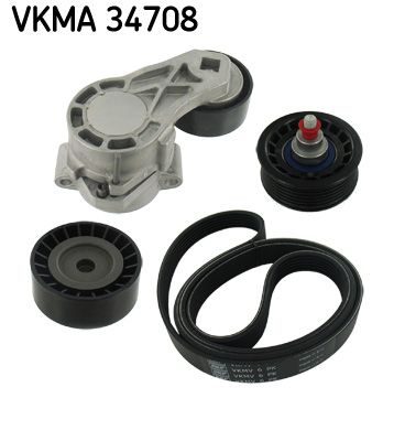 Комплект поліклинових ременів SKF VKMA34708 - zapix