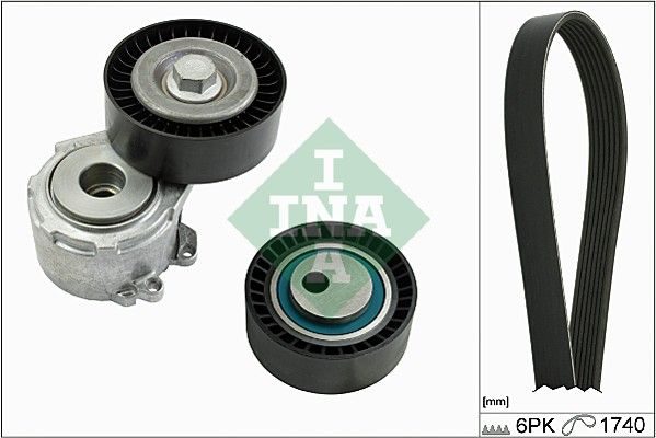 Комплект поліклинових ременів SCHAEFFLER INA 529001710 - zapix