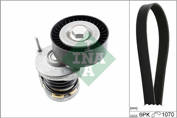 Комплект поліклинових ременів SCHAEFFLER INA 529047510 - zapix