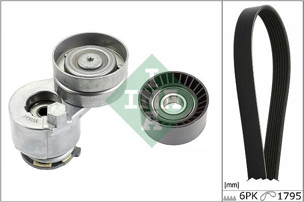 Комплект поліклинових ременів SCHAEFFLER INA 529012410 - zapix