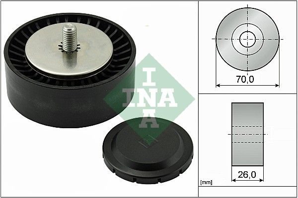 Обвідний ролик ременя приводного SCHAEFFLER INA 532055310 - zapix