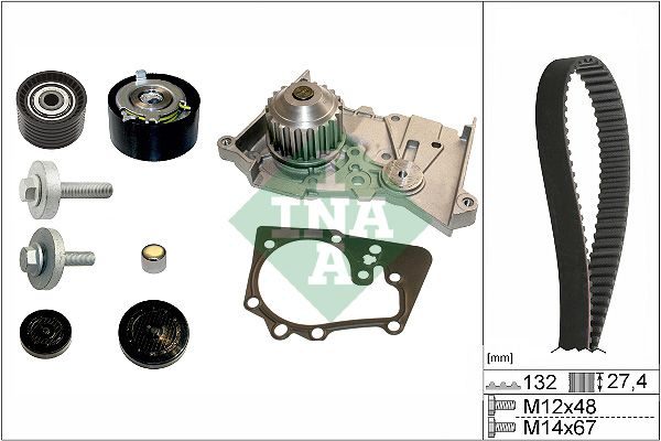 Комплект ременя ГРМ SCHAEFFLER INA 530063930 - zapix