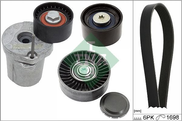 Комплект поліклинових ременів SCHAEFFLER INA 529036910 - zapix