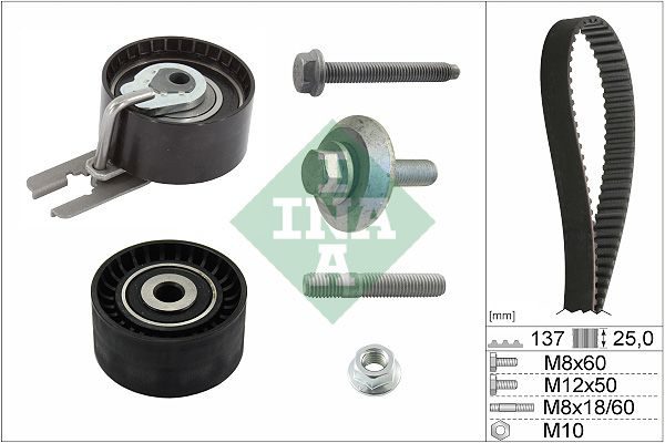 Комплект ременя ГРМ SCHAEFFLER INA 530037510 - zapix