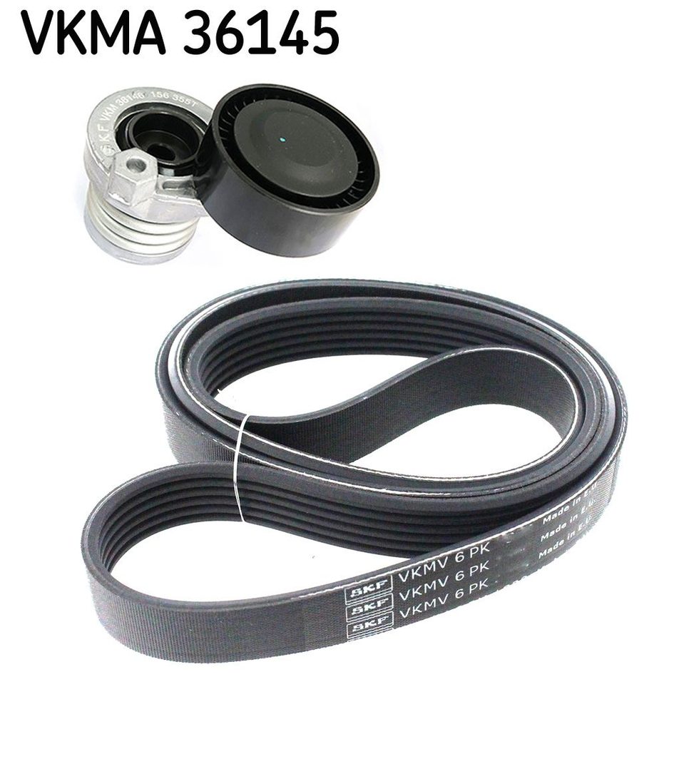 Комплект поліклинових ременів SKF VKMA36145 - zapix