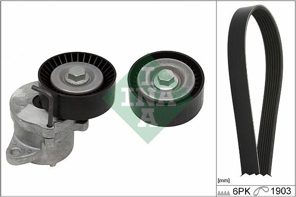 Комплект поліклинових ременів SCHAEFFLER INA 529034810 - zapix