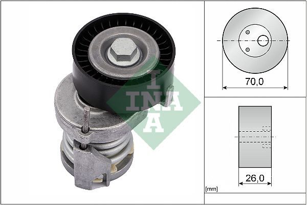 Натяжний пристрій ременя поліклінового SCHAEFFLER INA 534012320 - zapix