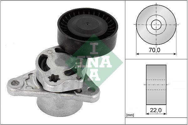 Натяжний пристрій ременя поліклінового SCHAEFFLER INA 534070910 - zapix