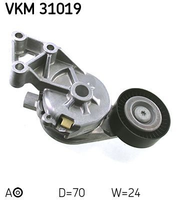 Натяжний пристрій ременя поліклінового SKF VKM31019 - zapix