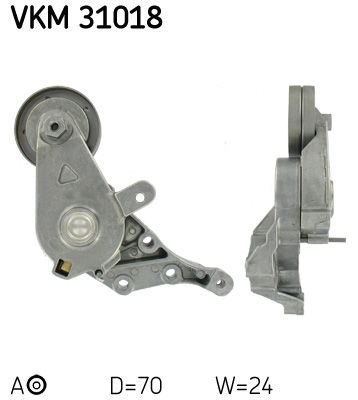 Натяжний пристрій ременя поліклінового SKF VKM31018 - zapix