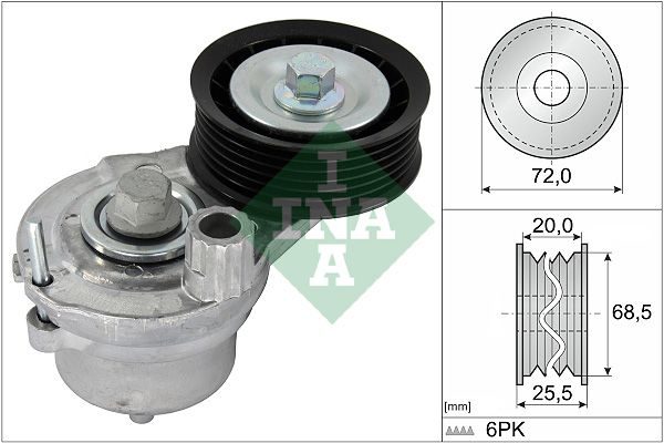 Натяжний пристрій ременя поліклінового SCHAEFFLER INA 534070310 - zapix