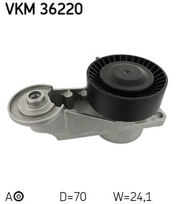 Натяжний пристрій ременя поліклінового SKF VKM36220 - zapix