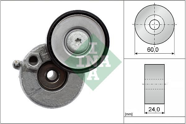Натяжний пристрій ременя поліклінового SCHAEFFLER INA 534072810 - zapix