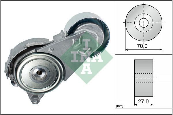 Натяжний пристрій ременя поліклінового SCHAEFFLER INA 534040810 - zapix