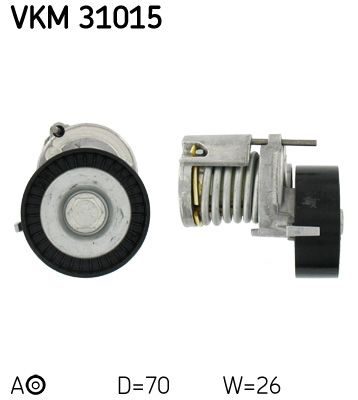 Натяжний пристрій ременя поліклінового SKF VKM31015 - zapix