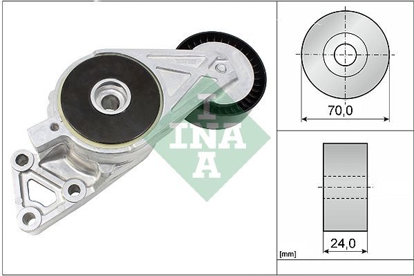Натяжний пристрій ременя поліклінового SCHAEFFLER INA 533007630 - zapix