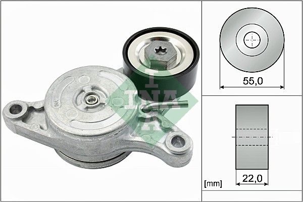 Натяжний пристрій ременя поліклінового SCHAEFFLER INA 534042010 - zapix