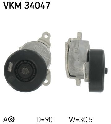 Натяжний пристрій ременя поліклінового SKF VKM34047 - zapix