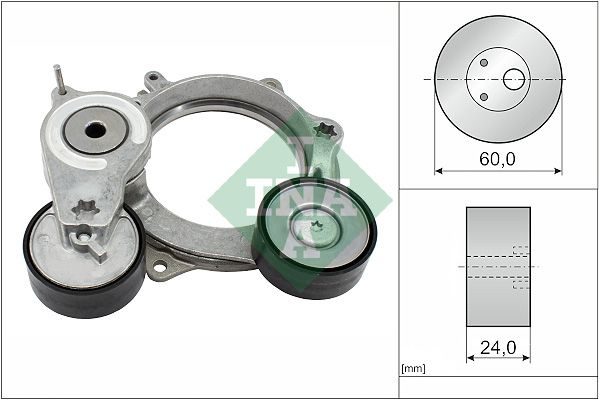 Натяжний пристрій ременя поліклінового SCHAEFFLER INA 534071810 - zapix