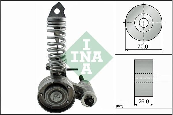 Натяжний пристрій ременя поліклінового SCHAEFFLER INA 533008530 - zapix