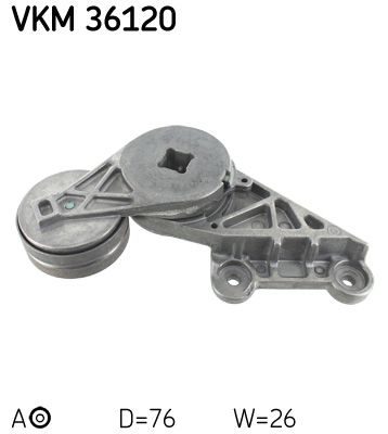 Натяжний пристрій ременя поліклінового SKF VKM36120 - zapix