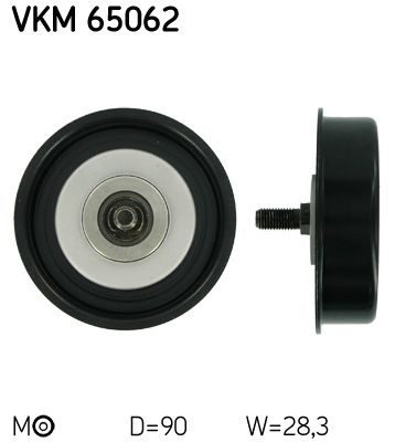 Натяжний пристрій ременя поліклінового SKF VKM65062 - zapix