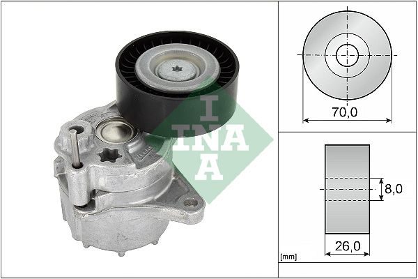 Натяжний пристрій ременя поліклінового SCHAEFFLER INA 534048110 - zapix