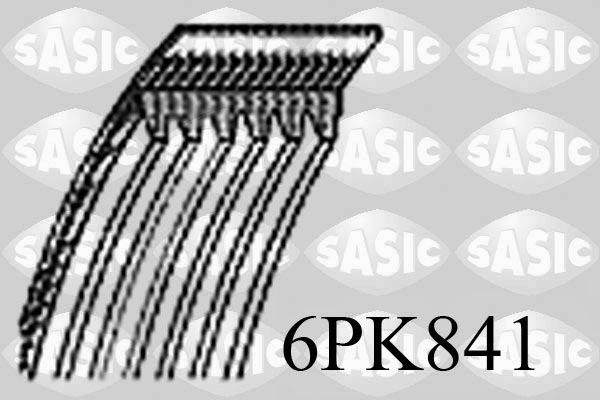 Поліклиновий ремінь SASIC 6PK841 - zapix