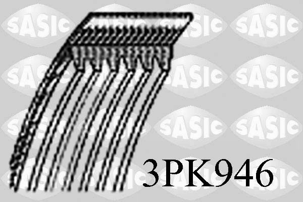Поліклиновий ремінь SASIC 3PK946 - zapix
