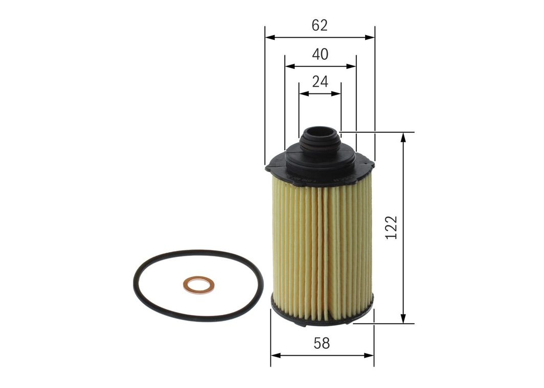 Оливний фільтр BOSCH F026407348 - zapix
