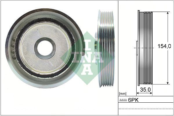 Шків колінвалу SCHAEFFLER INA 544011210 - zapix